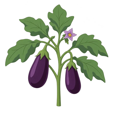 Aubergine illustration