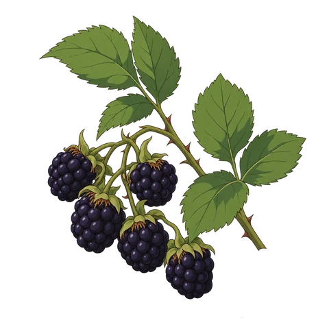 Blackberry illustration