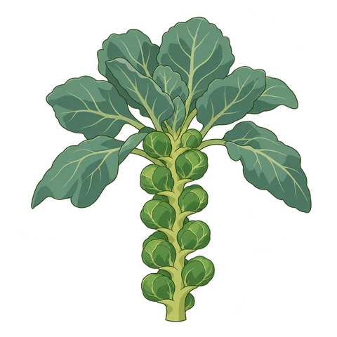 Brussels sprouts illustration