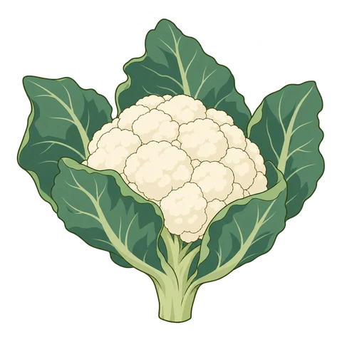 Cauliflower illustration