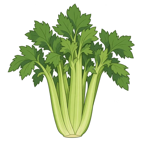 Stalk celery illustration