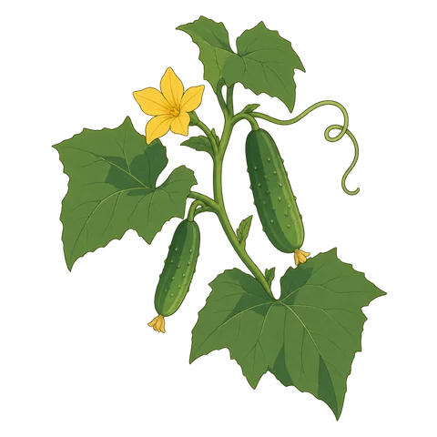 Cucumber illustration