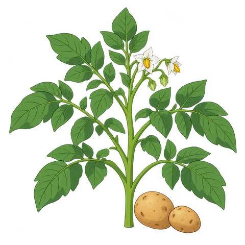 Potato illustration