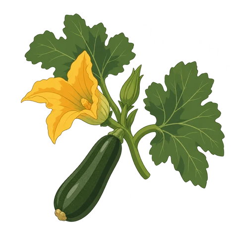Zucchini illustration